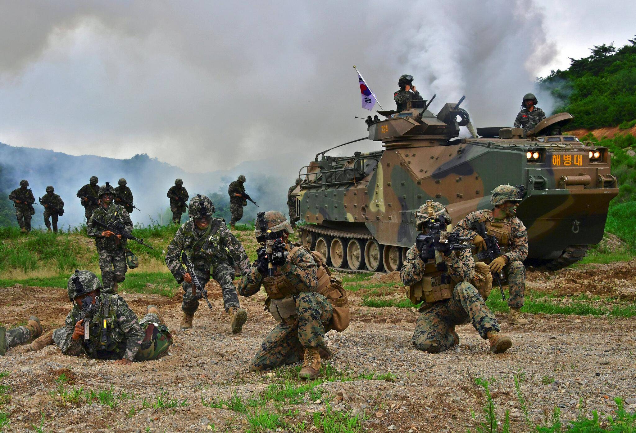 韩国兵棋推演，武力介入台海冲突，美媒：朝鲜大军将趁机南下总攻